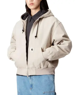 OG Active Jacket Fleur De Sel Stone Canvas Femme — photo 2