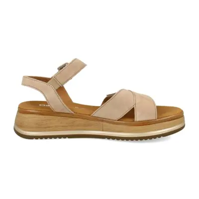 Sandales Gabor 62.741.30 Beige - Lacets Grande Pointure Femme — photo 3