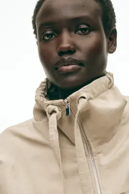 Veste en lin mélangé - Beige — photo 2