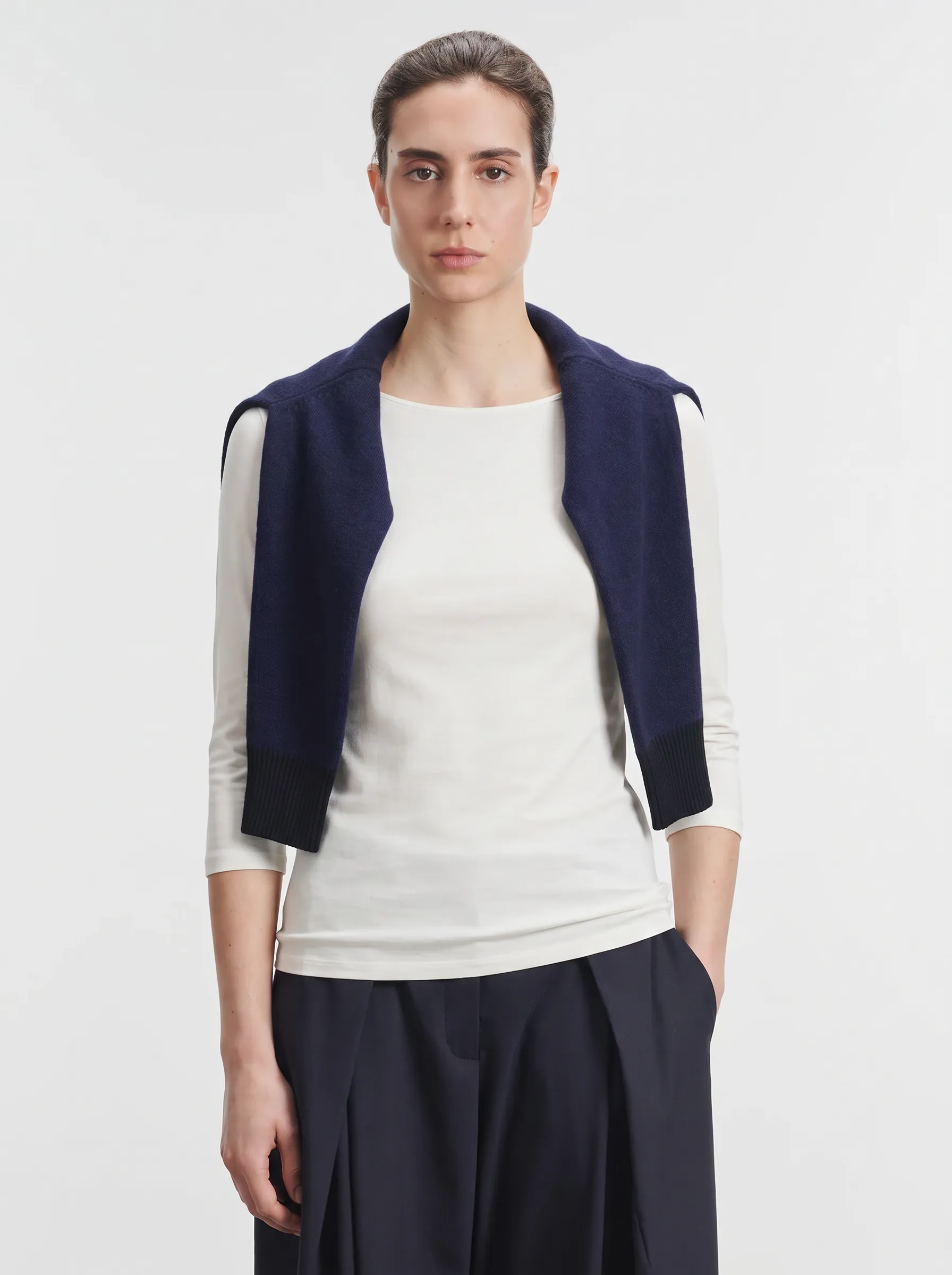 T-shirt en viscose et élasthanne
