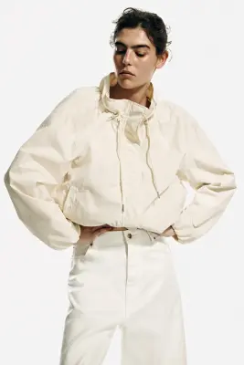 Veste coupe-vent - Crème — photo 4