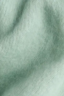 Pull en mohair mélangé - Vert menthe — photo 4