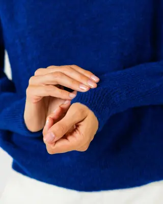 Cézembre – Pull Agathe Bleu Électrique — photo 2