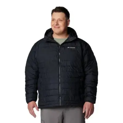 COLUMBIA POWDER LITE DOUDOUNE CAPUCHE Noir — photo 1