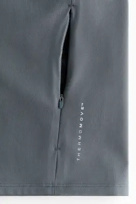 Veste de sport chaude avec capuche ThermoMove™ - Gris plomb — photo 4