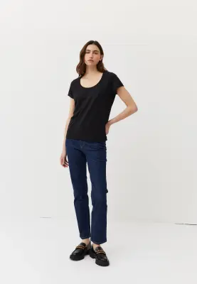 Le t-shirt Tencel - Noir — photo 4