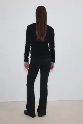 Pantalon évasé Four-way Stretch - Noir — photo 3