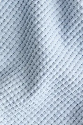 Ensemble 2 pièces en coton gaufré - Bleu clair — photo 1