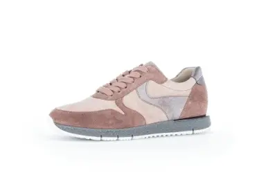 Baskets Gabor 93.472.10 Rose - Lacets Grande Pointure Femme — photo 1