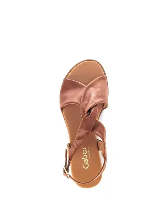 Sandales Gabor 82.751.53 Marron - Cuir Boucle Grande Pointure Femme — photo 3