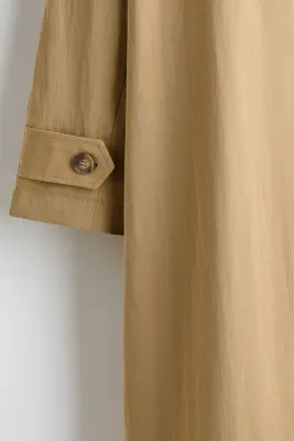 Manteau style Mac - Beige — photo 3