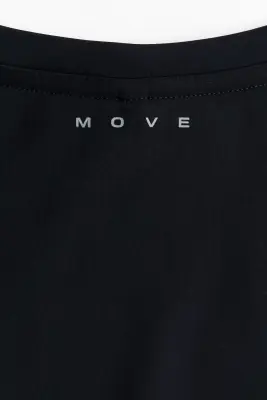T-shirt de running rafraîchissant DryMove™ - Noir — photo 2