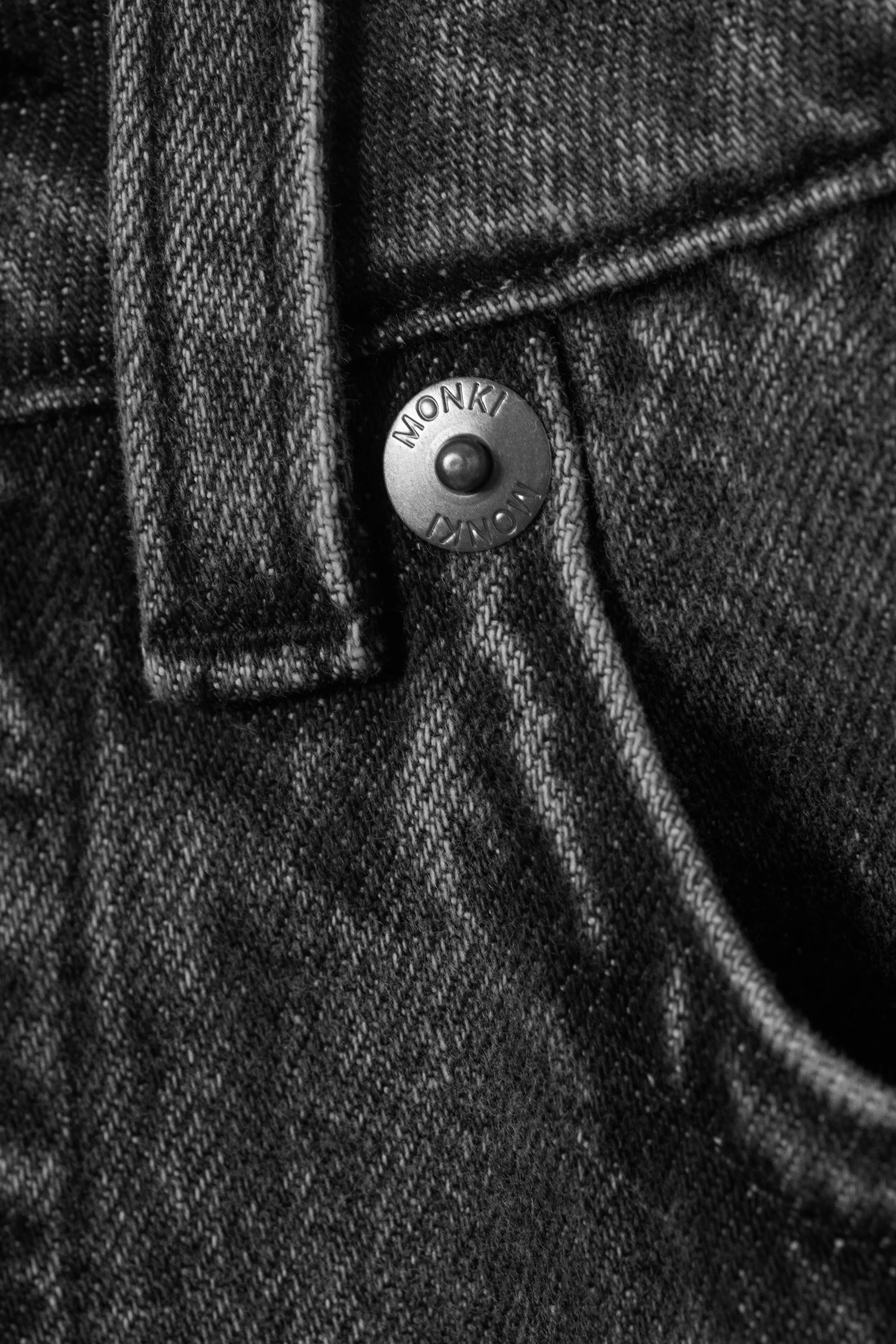 Jean baggy ample taille basse Peggy - Noir hanté - Noir
