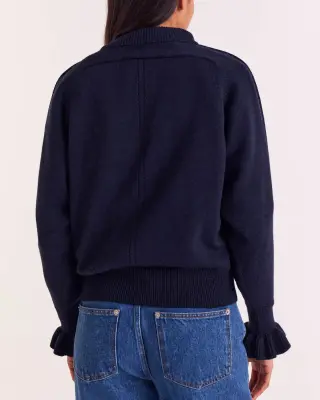 Pull Solene bleu marine — photo 3