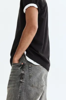Loose Jeans - Gris denim — photo 4