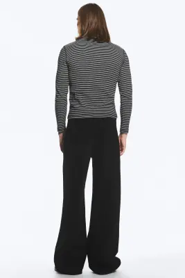 Jean large ample taille standard unisexe Solar - Noir — photo 2