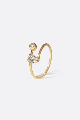BAGUE AINA - Or jaune 18 carats — photo 4