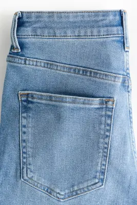 Skinny High Waist Jeans - Bleu denim clair — photo 1