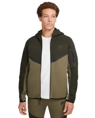 Tech Men's Full-Zip Windrunner Hoodie 'Sequoia — photo 1