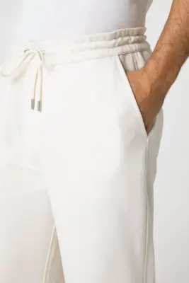 Pantalon Crème en Lyocel, Tencel / Coton Organique — photo 4