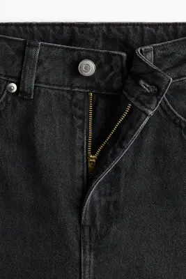 Barrel High Waist Jeans - Noir délavé — photo 5