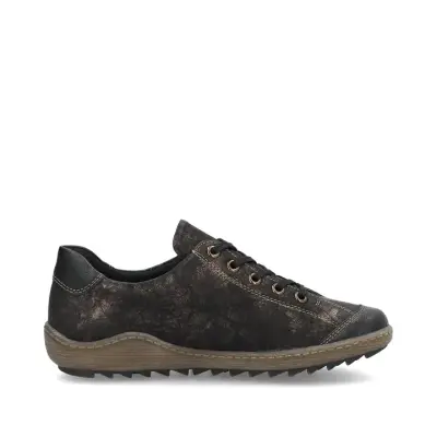 Baskets Remonte R1402-07 Noires - Lacets Grande Pointure Femme — photo 4
