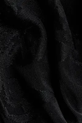 Body string en maille jacquard - Noir — photo 4