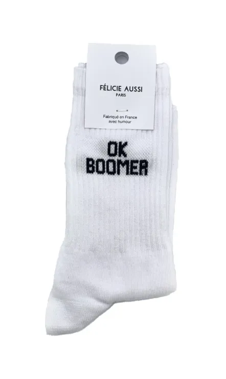 Chaussettes Ok Boomer - Félicie Aussi