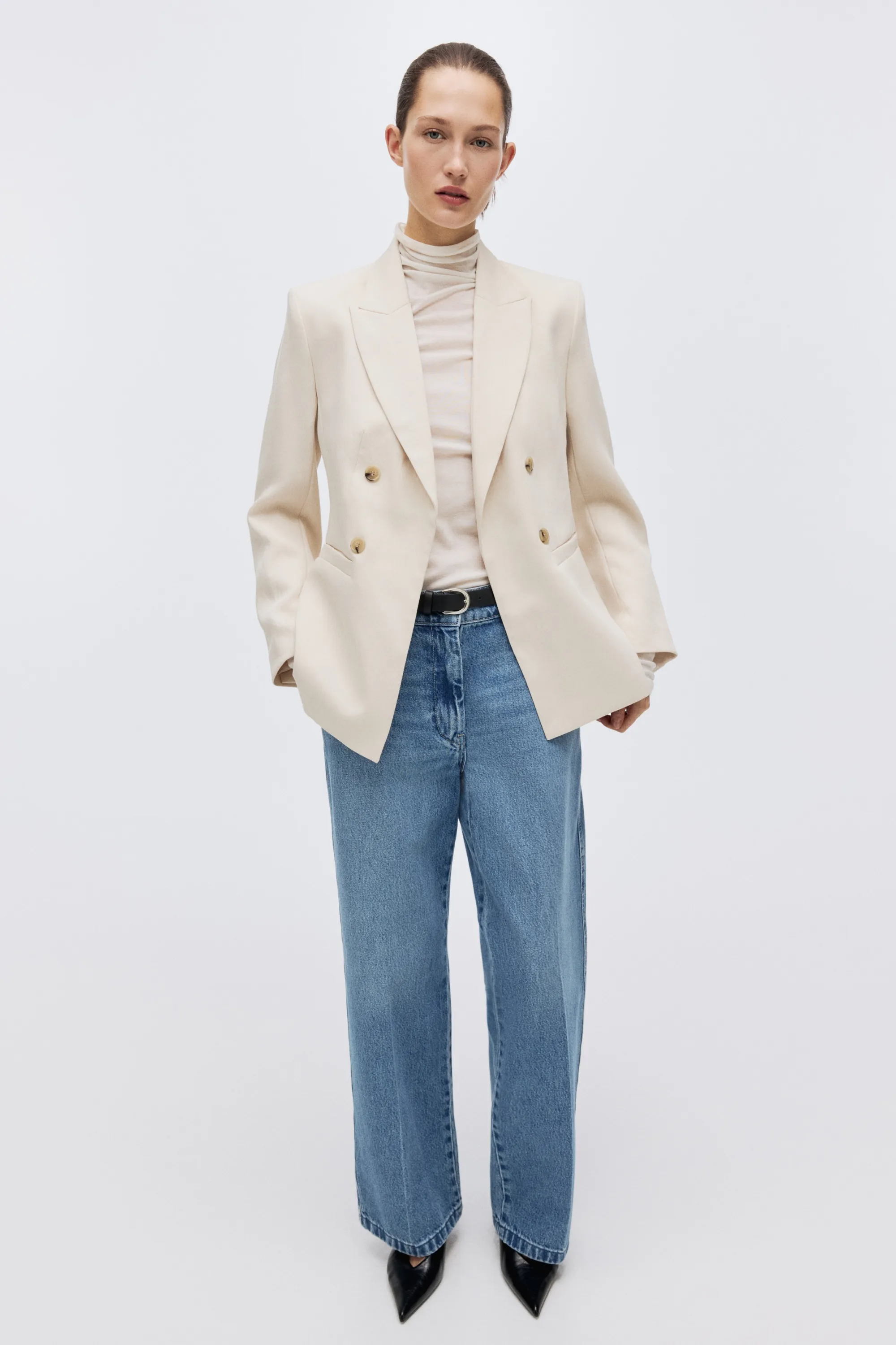 Blazer - Beige clair