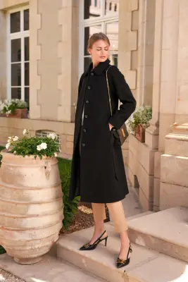 Darcy Wool Coat - Black — photo 3