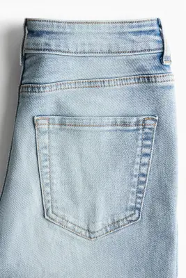 Flared High Jeans - Bleu denim clair — photo 5