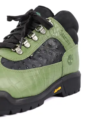 x Starcow Field Boots Mid Lace GTX Medium Green Full Grain — photo 4