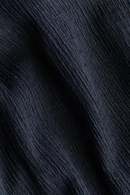 Pantalon ballon froissé - Bleu marine — photo 4