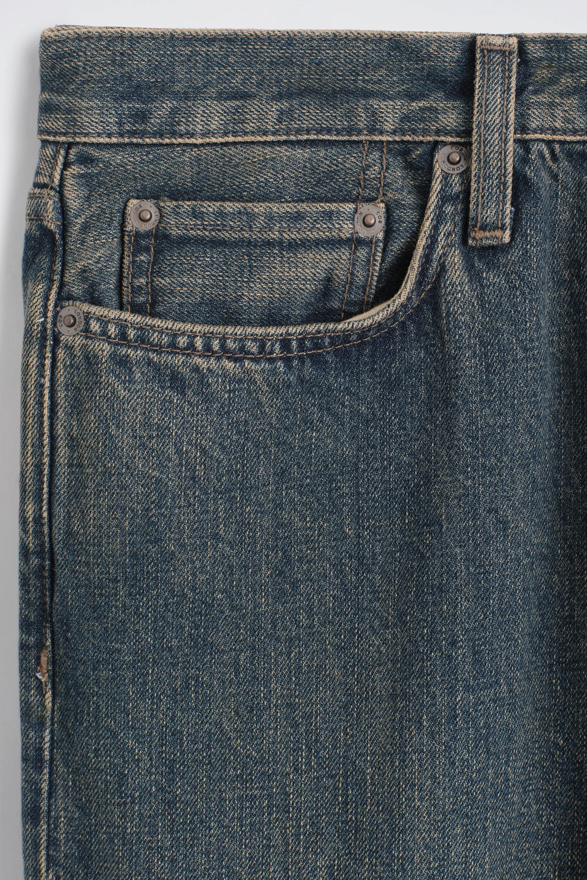 JEAN FOLD LARGE ET AMPLE - BLEU DÉLAVÉ