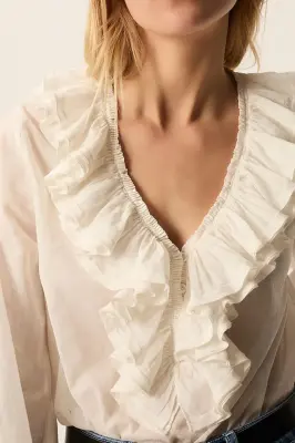 Blouse Sotinette Ecru — photo 1
