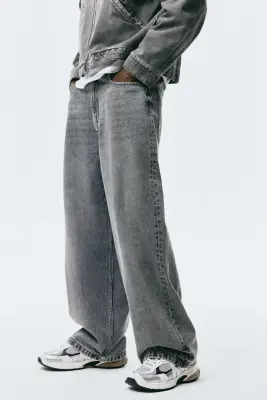 Super Baggy Jeans - Gris denim — photo 4