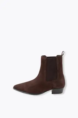 Boots en cuir suédé Femme — photo 2
