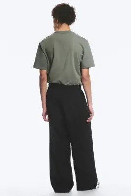Nate Pantalon Taille Standard Coupe Droite Ample - Noir — photo 3