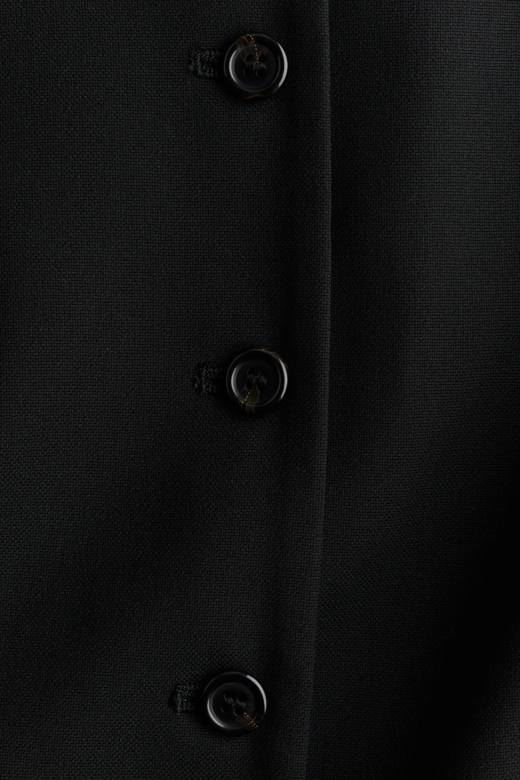 Long gilet sans manches - Noir