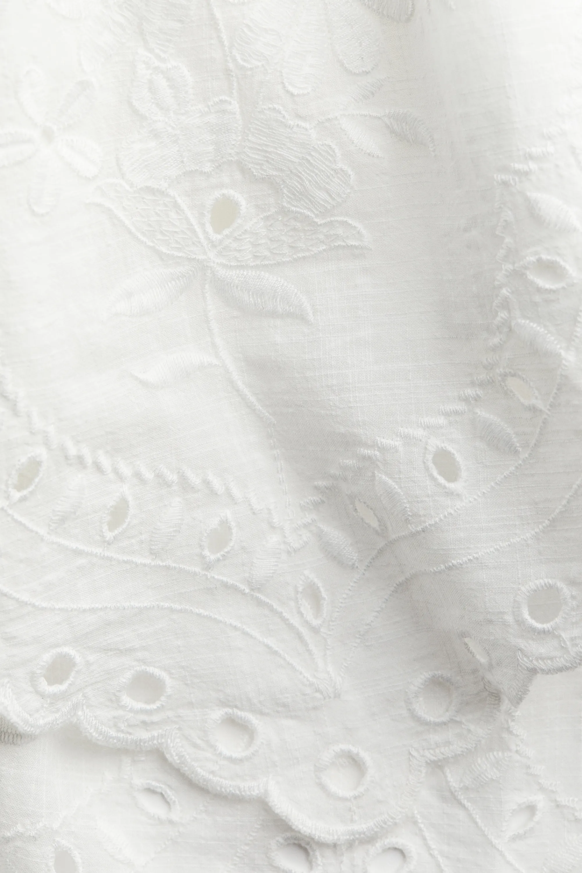 Robe bandeau en coton - Blanc