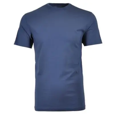 RAGMAN TEE SHIRT COL ROND GRANDE LONGUEUR Bleu foncé — photo 1
