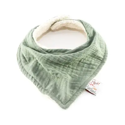 Bavoir bandana en gaze de coton (au choix) – Rien Que Des Bêtises — photo 5