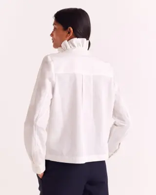 Chemise Cyrielle blanc naturel — photo 5