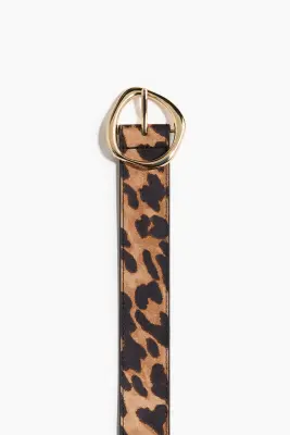 Ceinture - Beige/imprimé léopard