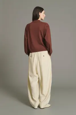 PULL FLEMING ACAJOU — photo 2