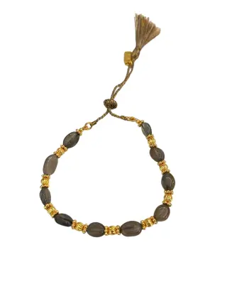 Bracelet Irène en labradorite - Leticia Ponti — photo 1
