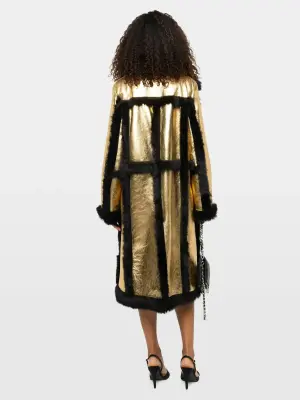 Manteau Lunar Cuir Shearling — photo 2