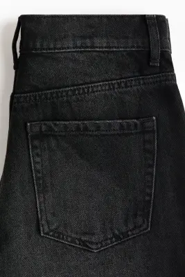 Mom High Waist Ankle Jeans - Noir denim — photo 4