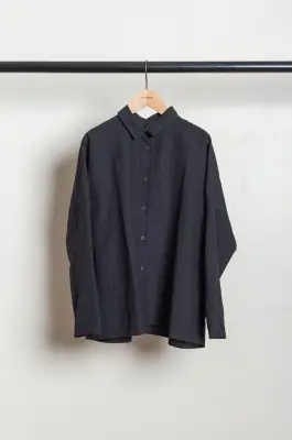 Bergfabel – TINA SHIRT BFWSH82/ 505 – BLACK STRIPE — photo 5