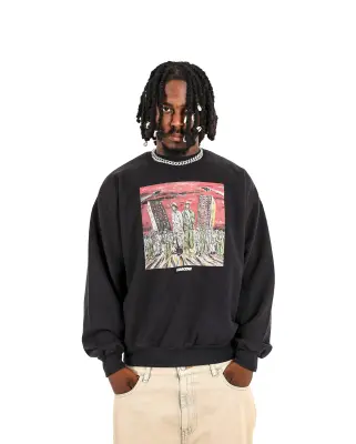 Starcow CNN X Squatdeadface crewneck Black — photo 2